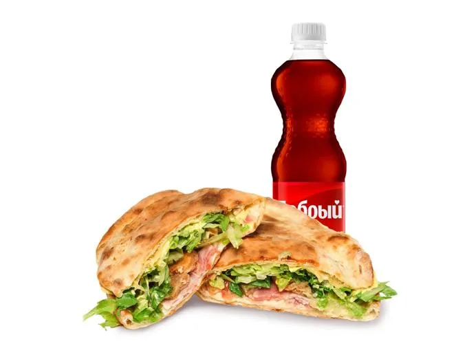 Панини Сырный + Добрый Cola 0,5 л