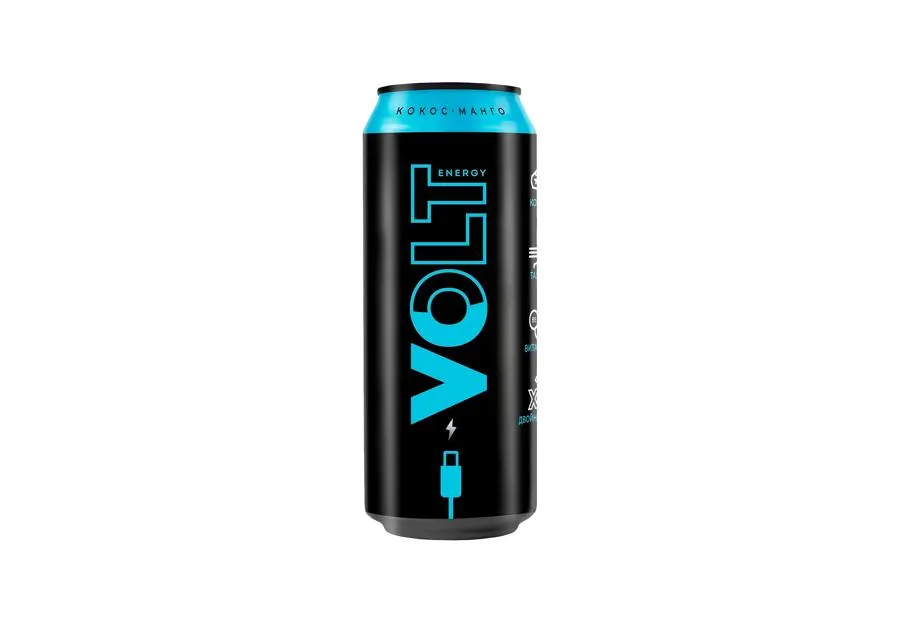 Энергетический напиток VOLT Кокос-манго 0,45 л