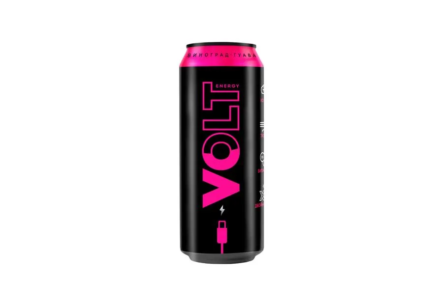Энергетический напиток VOLT Виноград-гуава 0,45 л