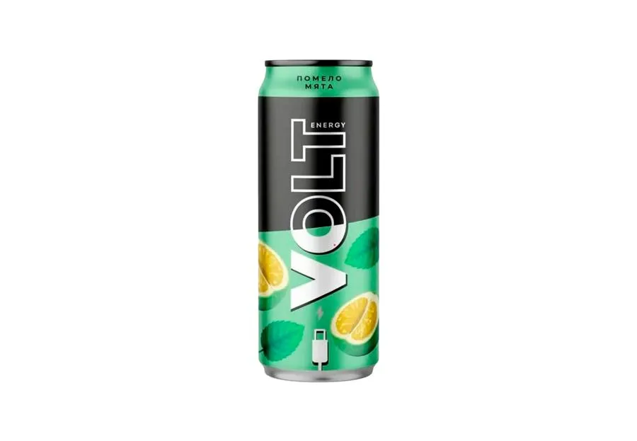 Энергетический напиток VOLT Помело-мята 0,45 л